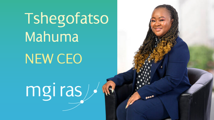 Tshegofatso Mahuma announced as new CEO at MGI RAS