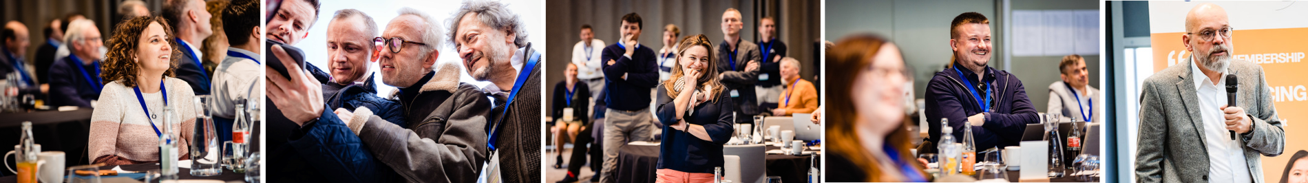 Pictures of people attendting MGI Europe Conference 