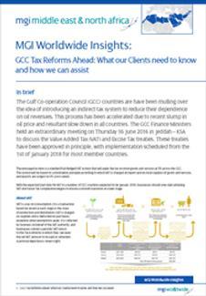 GCC Tax Reforms Ahead: What our Clients need to know and how we can assist screen shot