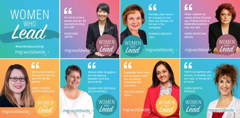 Women who lead montage