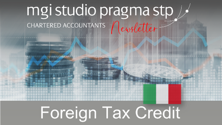MGI Worldwide accounting network member firm Studio Pragma publishes newsletter on Foreign Tax Credit