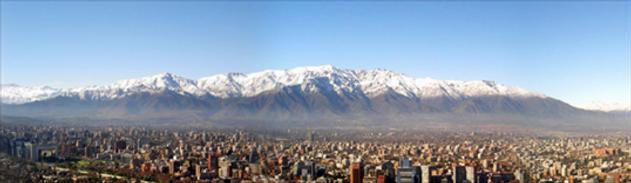 Santiago de Chile, cityscape panorama