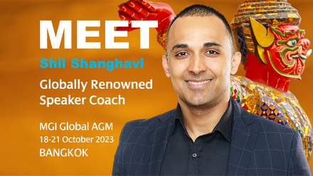 Shil Shanghavi is one of the guest speakers at the 2023 Global AGM