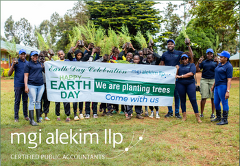 MGI Worldwide accounting network member firm MGI Alekim, based in Kenya celebrates earth day