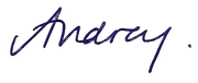 Audrey signature